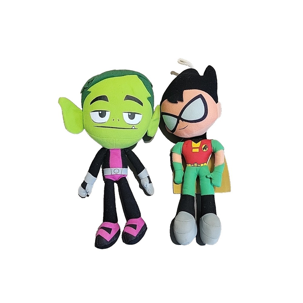 Beast Boy & Robin 10"  Teen Titans Go! Toy Factory Plush Stuffed Figure